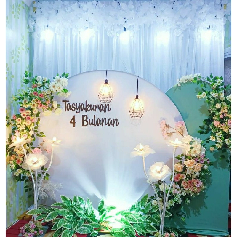 Custom Tulisan Backdrop / Tulisan Happy Engagement