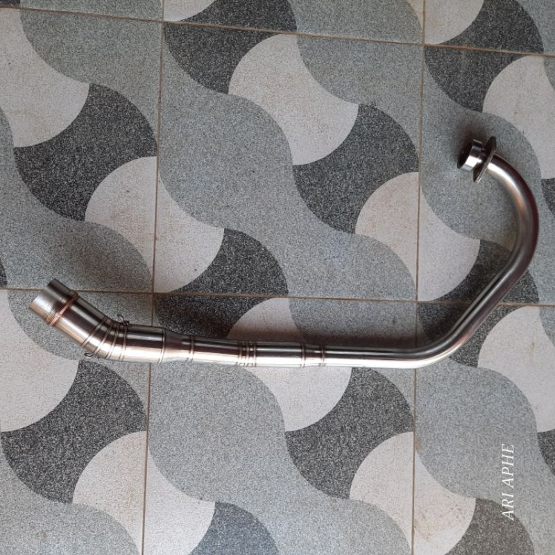header pipa leher knalpot R9 original scorpio z 225 kondisi new