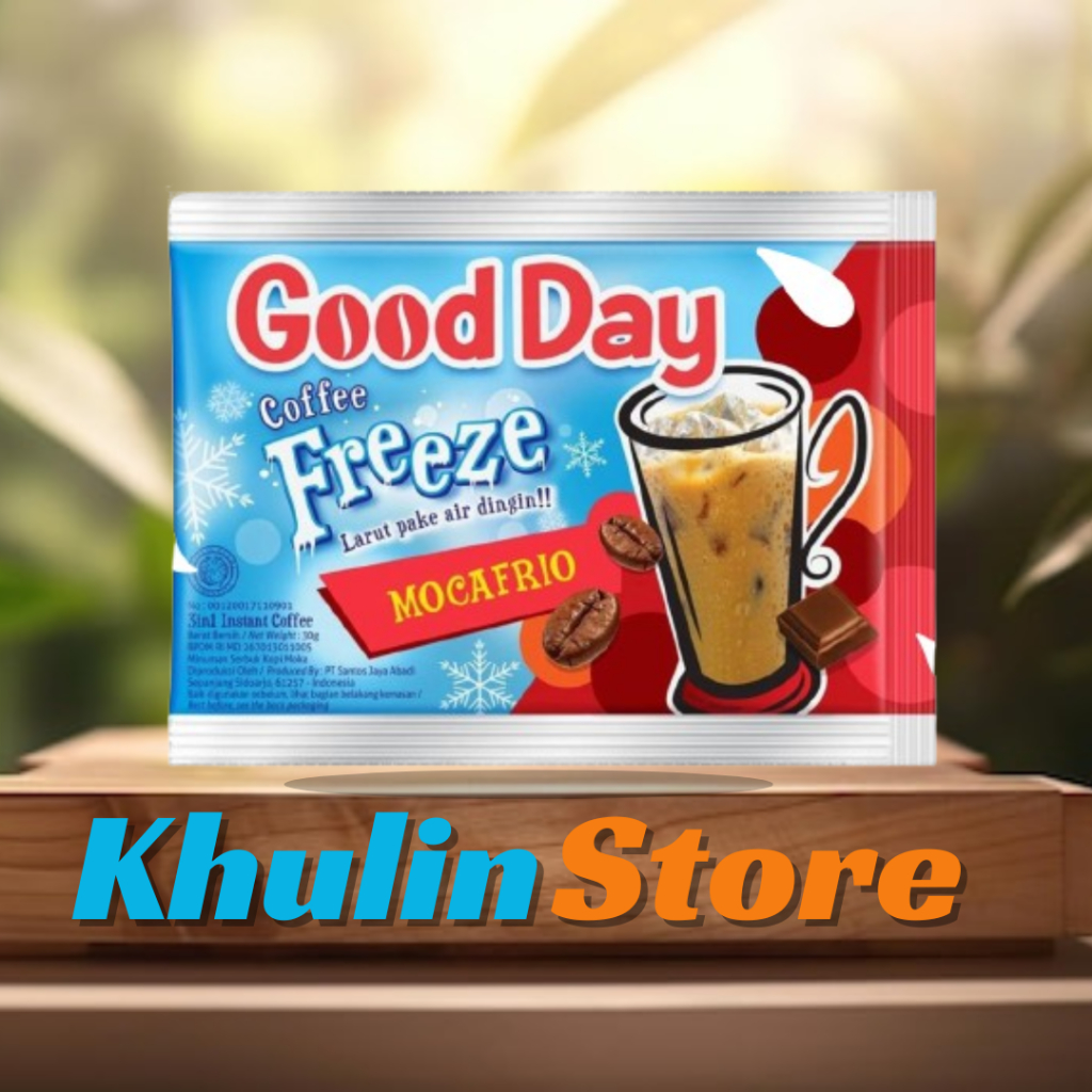 

Kopi GOOD DAY Fresh Mocafrio 1 Renceng (10pcs X 20gr)Kopi Instan Tanpa Ampas/Kopi Instant/Kopi Seduh/Instan Coffe/Good Day Fresh/Minuman Sachet/Kopi Sachet/Obat Ngantuk/Kopi Hids/Kopi Hits/Kopi Jaman Now/Kopi Kekinian