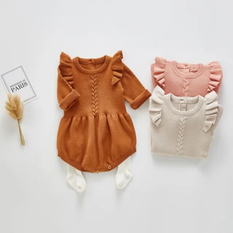 Luisa Knit Romper Baju Bayi Baby