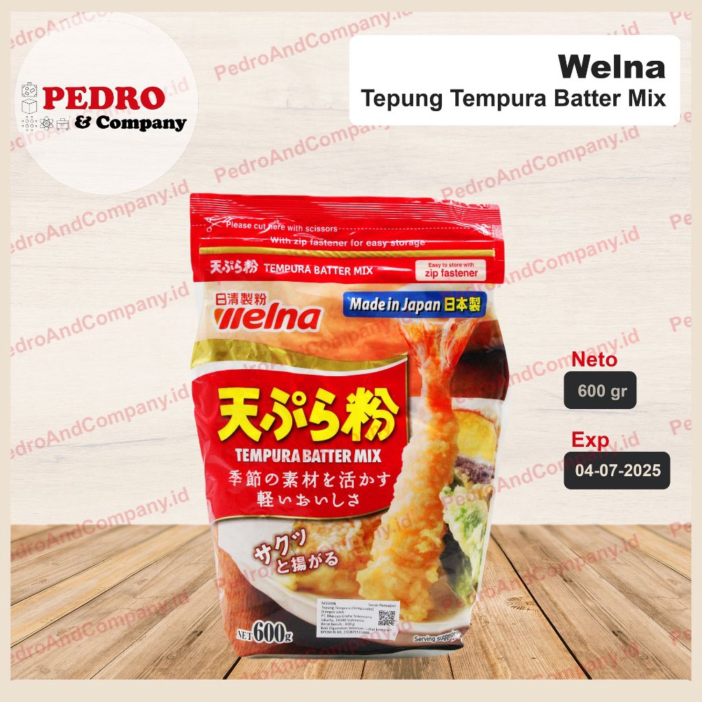 

Serba murah Welna Tempura batter mix japanese tepung Jepang untuk tempura 6 gr 37