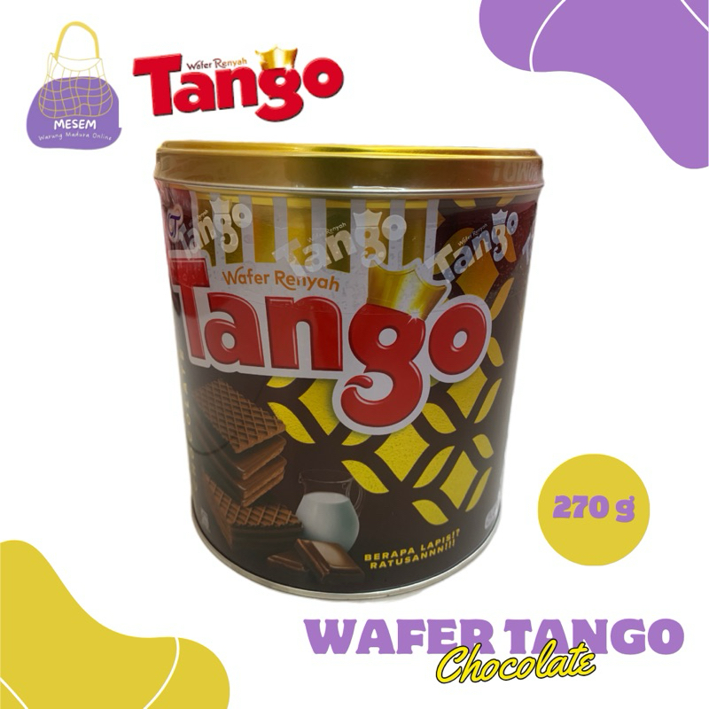 

Tango Wafer Chocolate | Wafer Renyah Tango Coklat Kaleng 270 gr