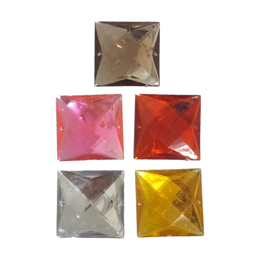 Big sale Payet Diamond Kristal Sequin Kotak 3x3 mm 1 pcs Grade A 67