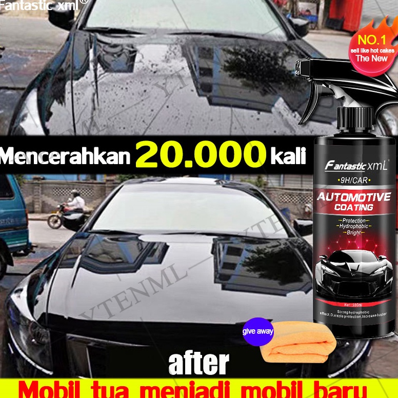 Terbaik Pengkilap Body Motor Dan Mobil Efek Daun Talas Semi Nano Coating