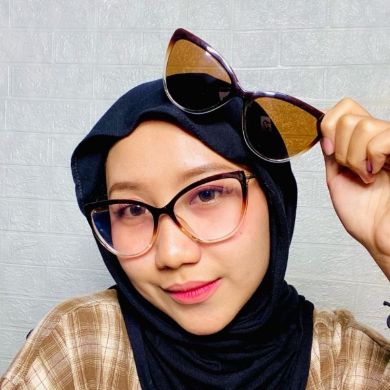 KACAMATA CLIP ON 2 in 1 glasses TREND 95658