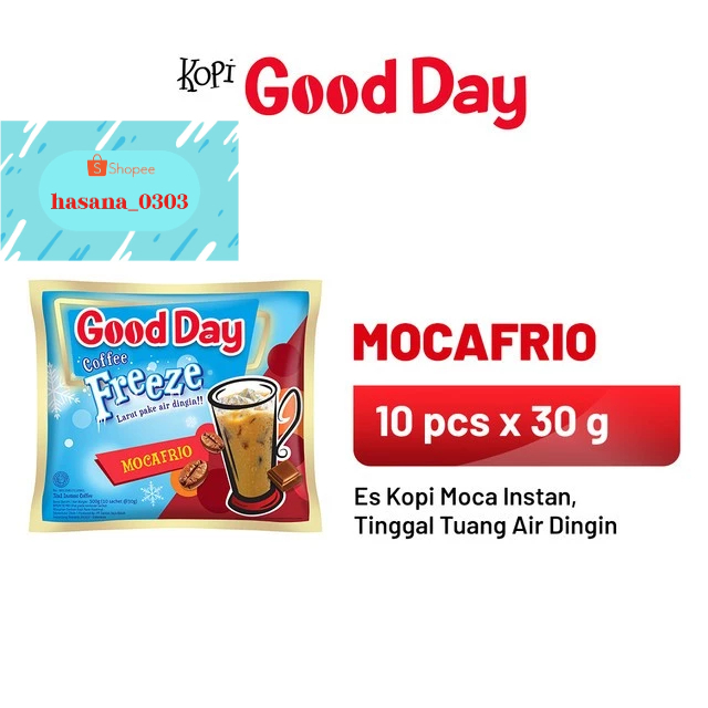 

GOOD DAY Coffee Freeze Mocafrio 1 Renteng (10 x 30 gr)