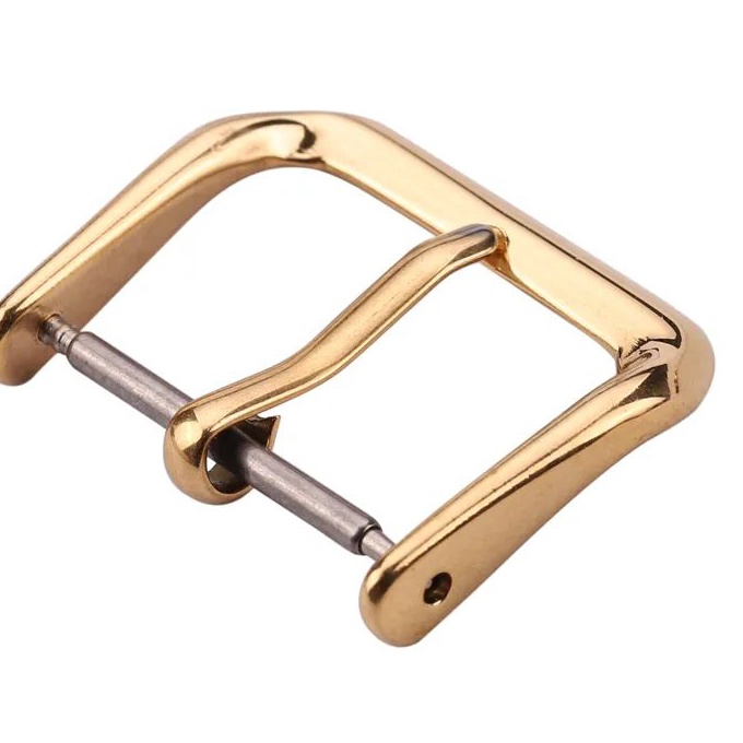 Terkini buckle strap jam tangan gold buckle gesper jam tangan warna gold