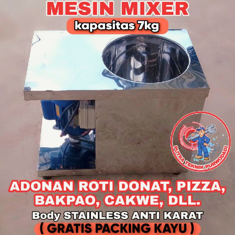 MESIN MIXER ADONAN ROTI DONAT PIZZA BAKPAO CAKWE , MIXER PENGADUK TEPUNG ADONAN KUE, MIXER LISTRIK P