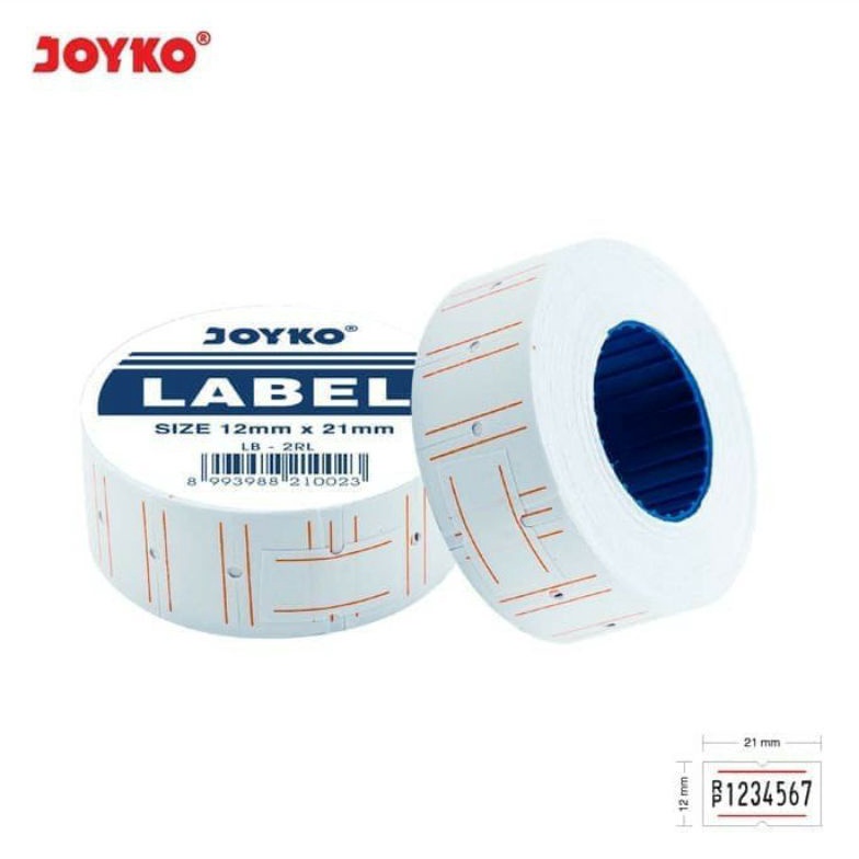 

Special Edition Kes Label Harga LB 2RL Joyko 1 Baris Kelipatan 1 FJE