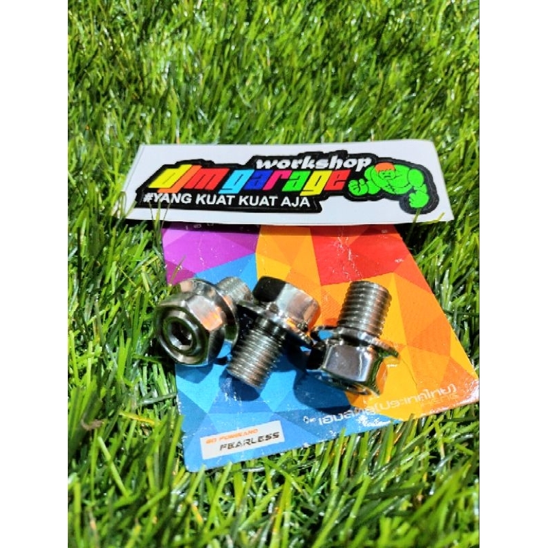 baut probolt pembuangan oli yamaha nouvo mio soul fino bahan stainlist baut pembuangan oli mio nouvo