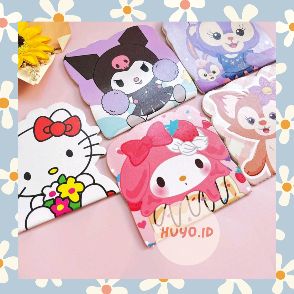 

24 Halaman Buku Memo Sanrio | Notebook Sanrio | My melody | Cinamoroll | Kuromi