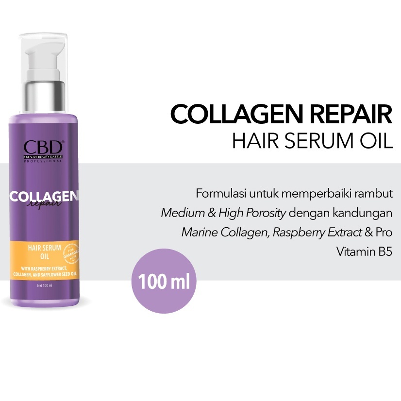 CBD Collagen Repair Hair Serum Oil