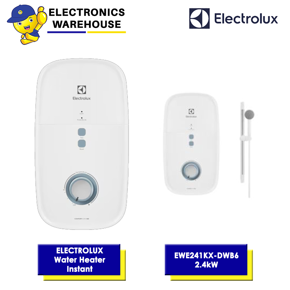 Water Heater Listrik Instan Electrolux EWE241KX-DWB6 - Penghangat Air Cepat dan Aman