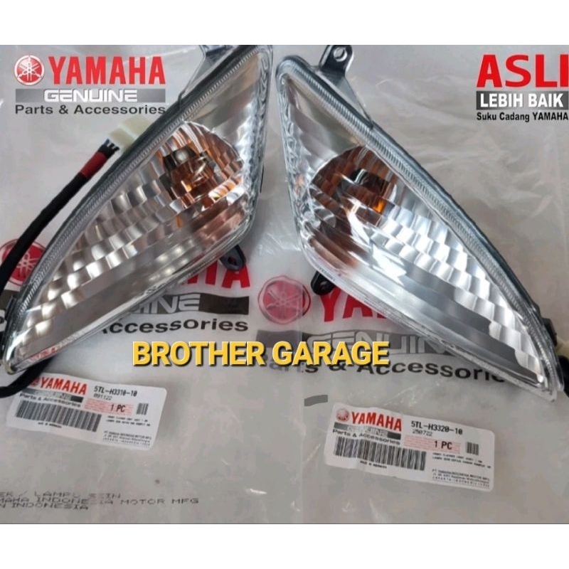 lampu sen sein mio lama original yamaha 5tl-h3320-10 & 5tl-h3310-10