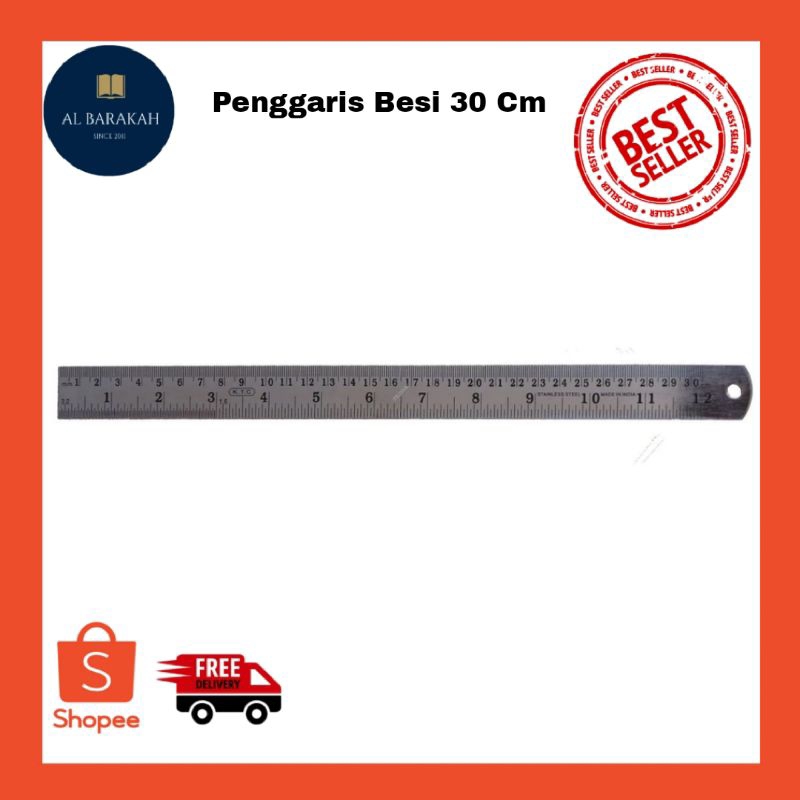 

Penggaris Besi (Stainless) 30 cm