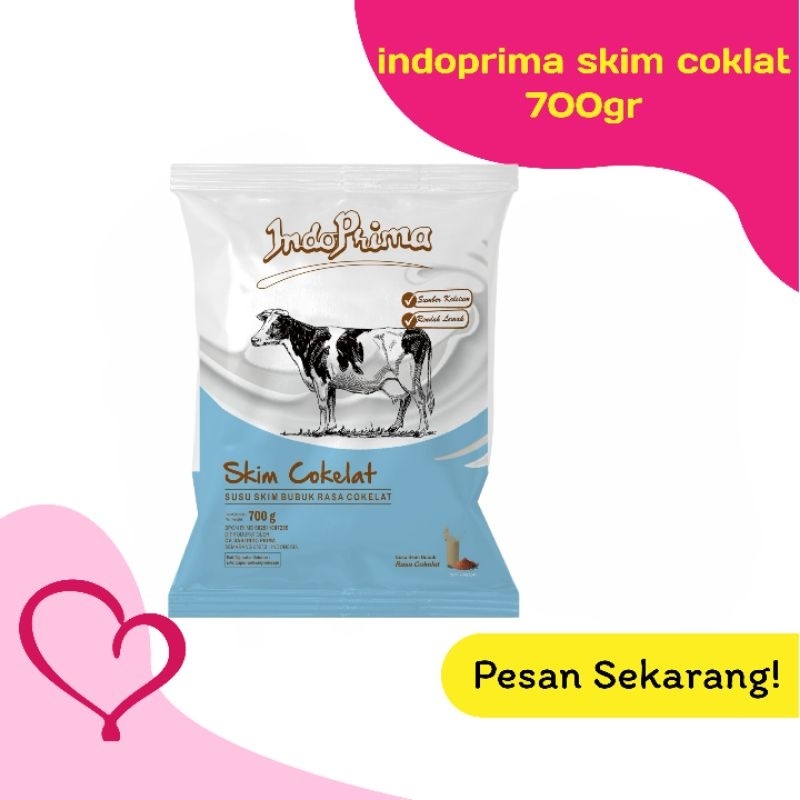 

indoprima skim coklat 700gr susu rendah lemak sumber kalsium