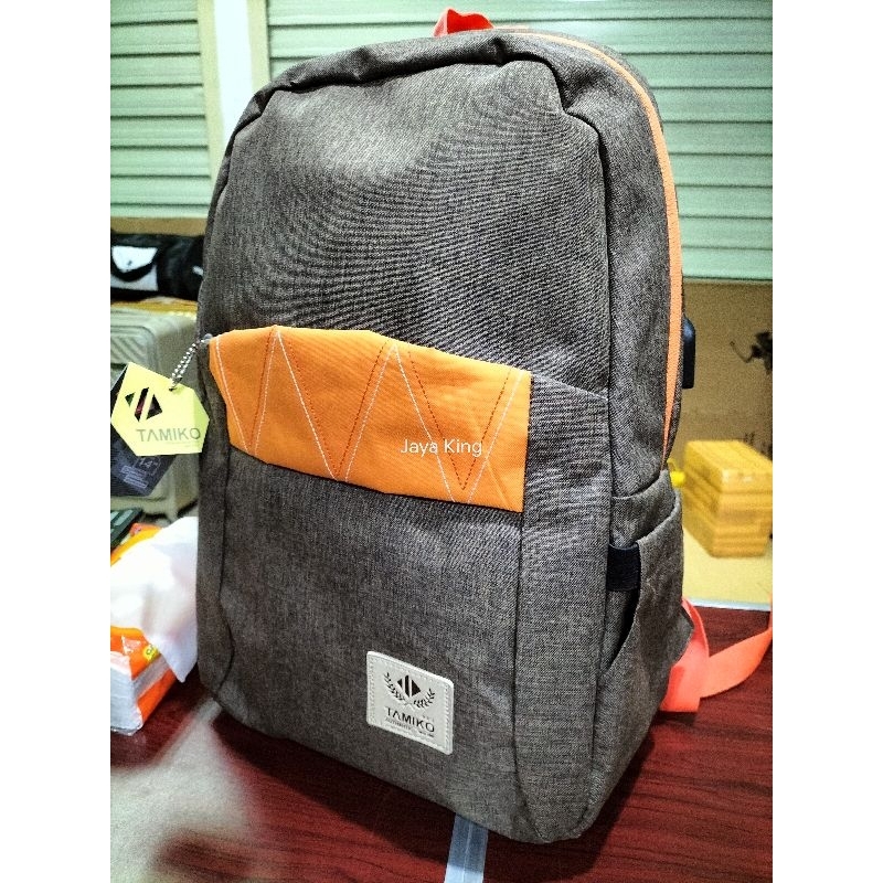 Ransel Laptop USB Wanita Tamiko Tas Sekolah Anak Perempuan Remaja Abg