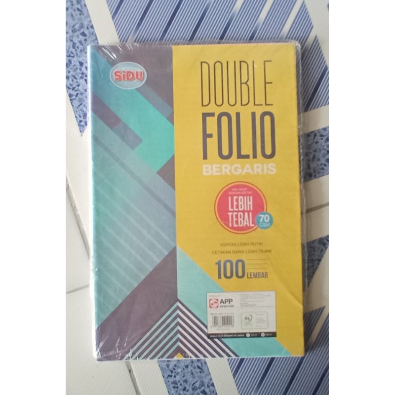 

Double Folio Sidu 70 gsm tebal eceran