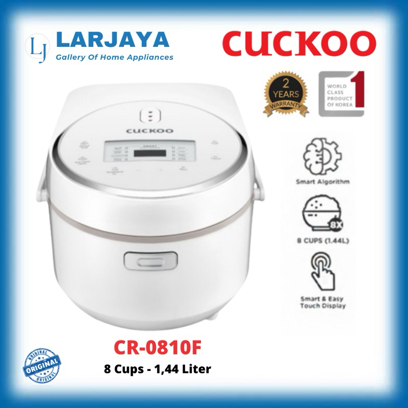 Rice Cooker Cuckoo Digital CR-0810F | 8 Cups - 1,44 Liter | Magic Com Cuckoo