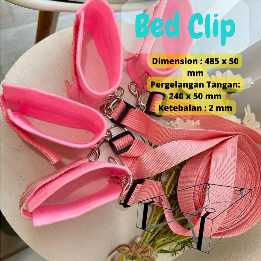 Tali Borgol Pengikat Kaki & Tangan --Kasur--PinkClip