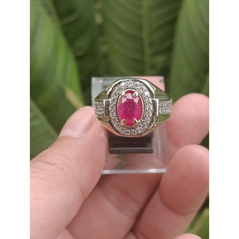 Natural Ruby Burma Memo IG Lab