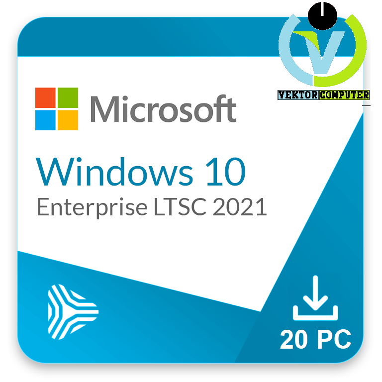 Windows 10 Enterprise LTSC 2021 for 20 PC/Laptop