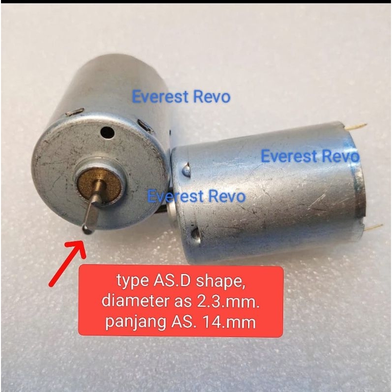 DINAMO MOTOR DC 12 V RS 385 SH