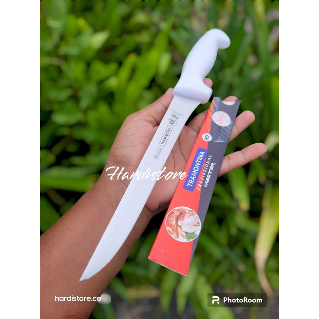 Pisau Boning Straight  7 inchi / 18 cm Curved Blade Tramontina Profissional Master 24602/087 Origina