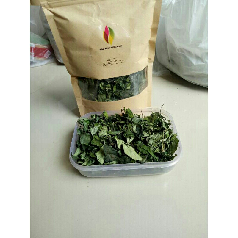 

Teh Herbal Daun Sambiloto kering 50grm Andrographis paniculata