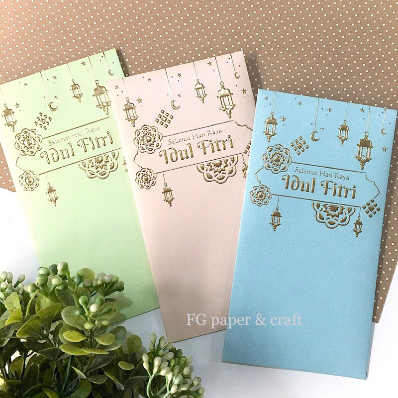 

Amplop Idul Fitri Lebaran 5pcs Pastel Lantern, Free Sticker Seal by fgpaper