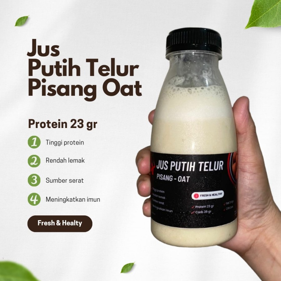 

Jus Putih Telur Protein Murni Fresh