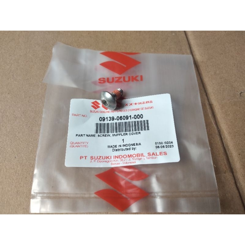 BAUT COVER KNALPOT SATRIA FU 150 SKYWAVE SPIN 125 SMASH TITAN ORIGINAL SGP