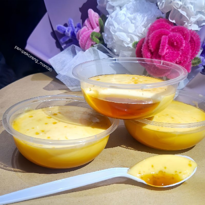 

Japanese milk custard pudding caramel