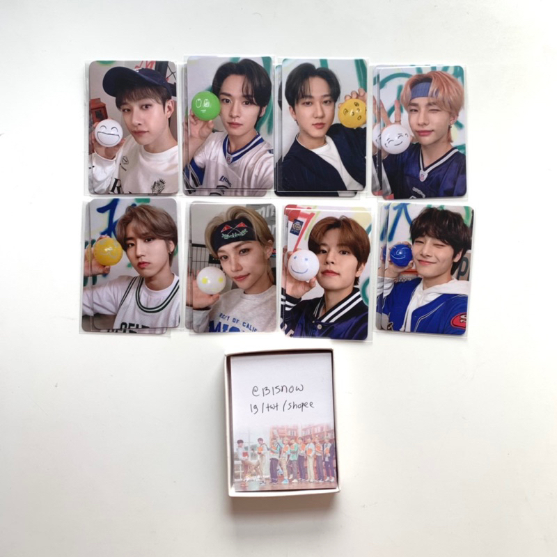 photocard stray kids nacific ot8 r20 r19 r13 r22 chan lino changbin hyunjin han felix in seungmin pc