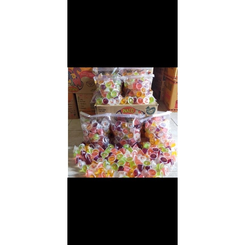 

inaco jelly mix kiloan 1 kg isi 65 pcs