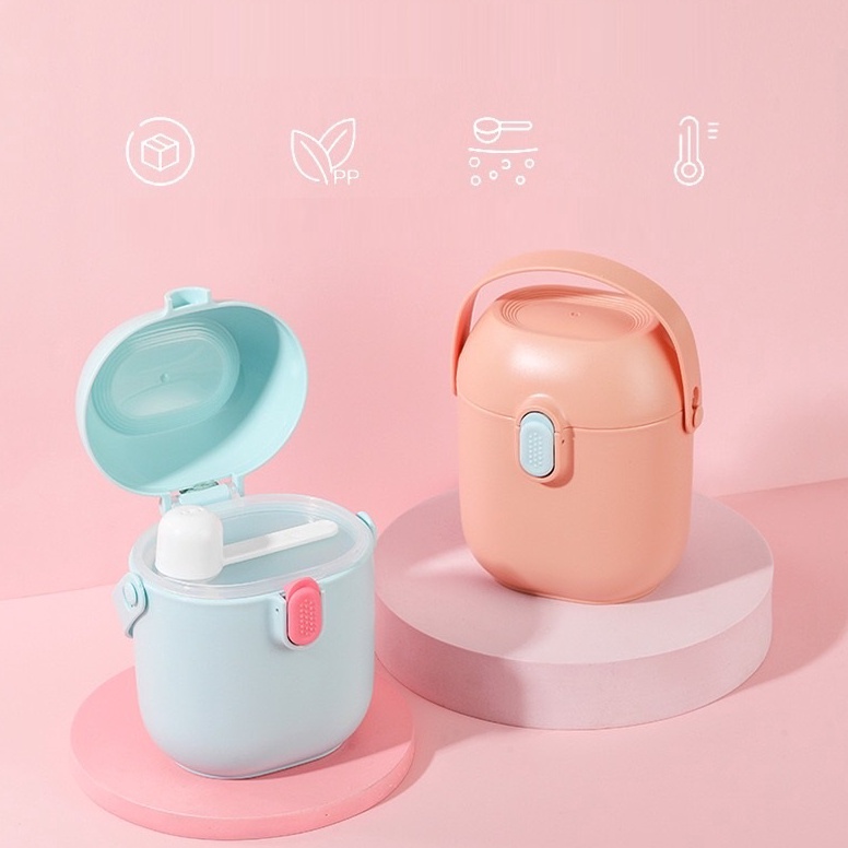 Big Sale LKM314 Tempat Kotak Penyimpanan Susu Bubuk Bayi Tempat Susu Bubuk Portabel Wadah Kotak Susu