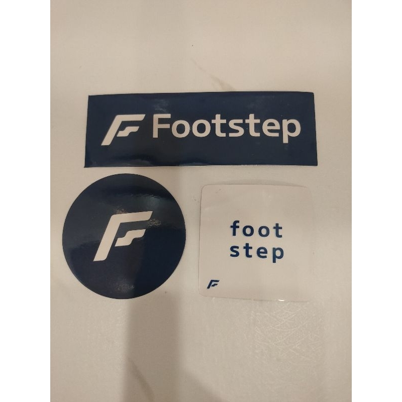 sticker footstep footwear ori