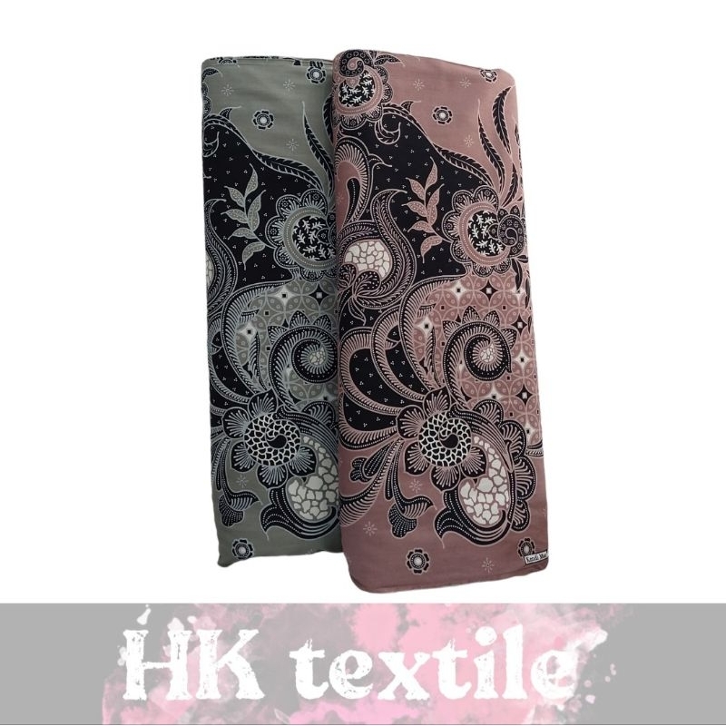 Kain Batik Katun Kendi Mas Premium – Bahan Batik Halus Adem | Kain Batik Meteran Untuk Gamis Dress K