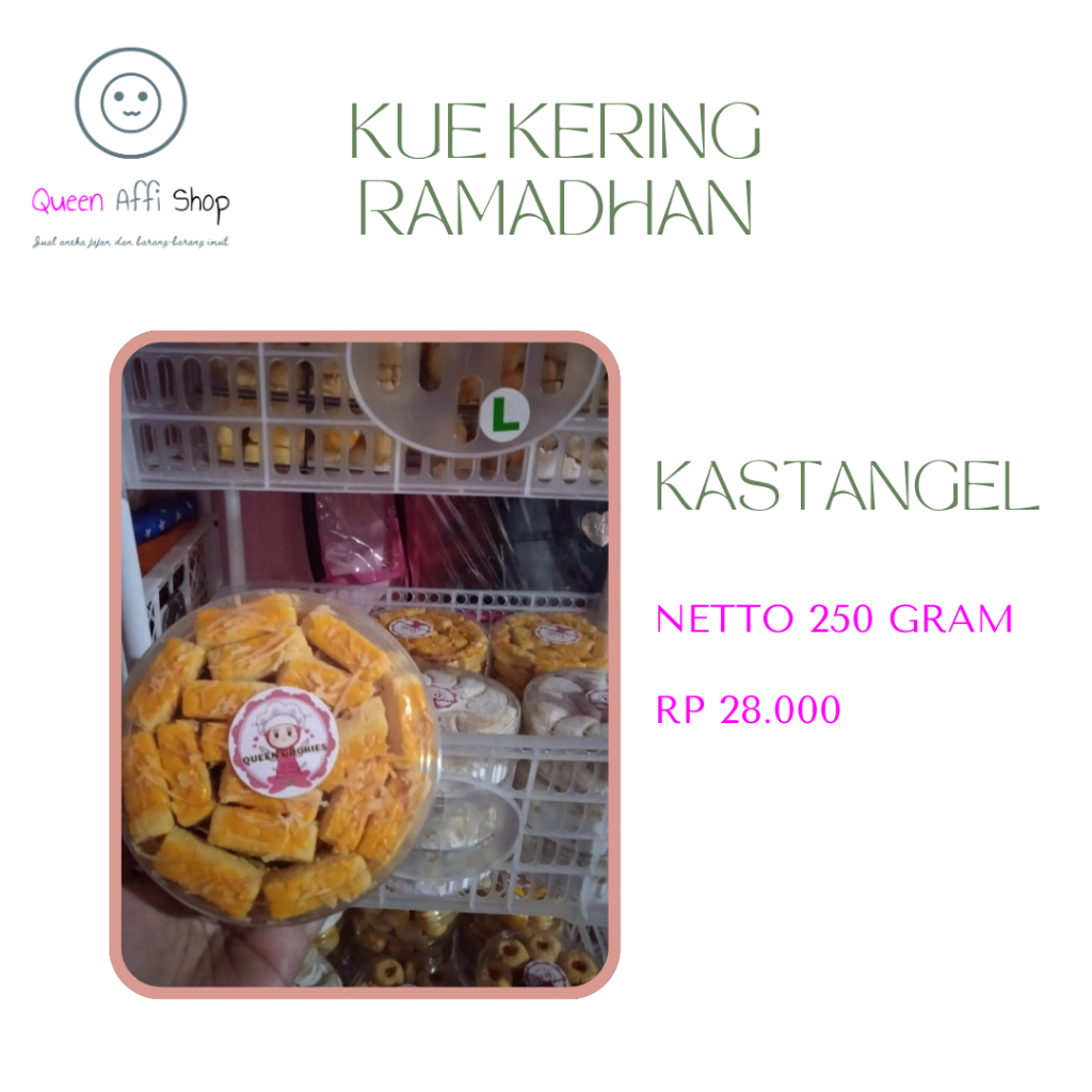 

Kue Kering Kastangel Keju