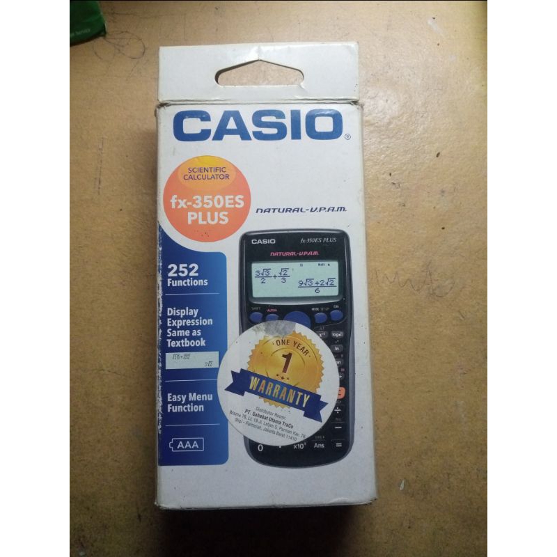 

Kalkulator Casio FX-350ES plus