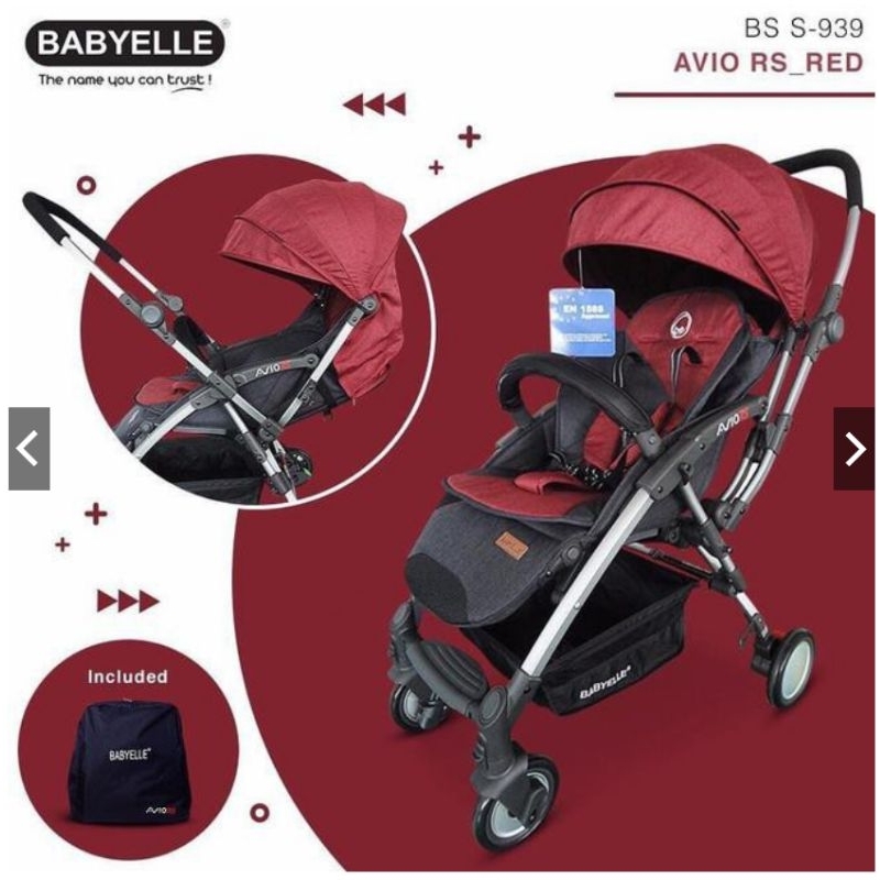 Stroller babyelle Avio RS Red