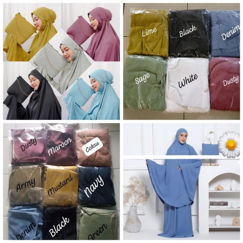 ORI Mukena tutup dagu