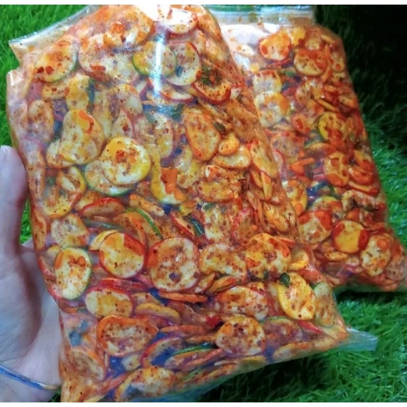 

seblak kering/kerupuk pedas daun jeruk isi 1 kg