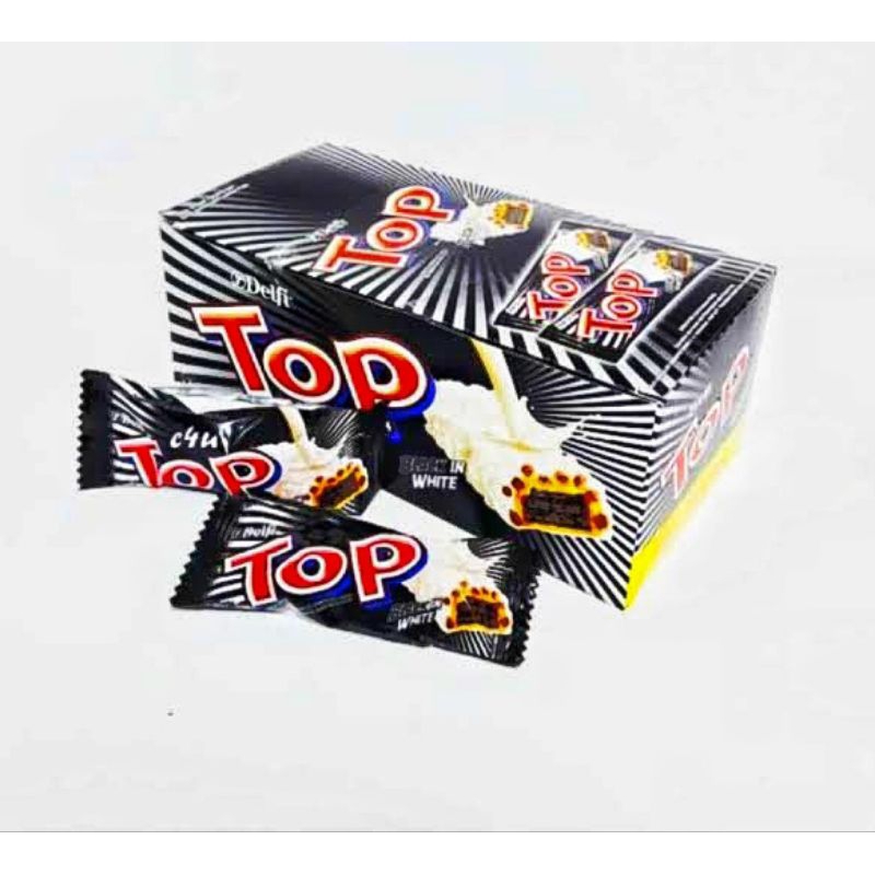 

Delfi Top Black in White/Chocolate 9g 1 box isi 24pcs