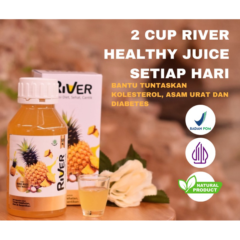 JUICE NANAS MADU / SARI NANAS MADU / RIVER PURE NANAS MADU