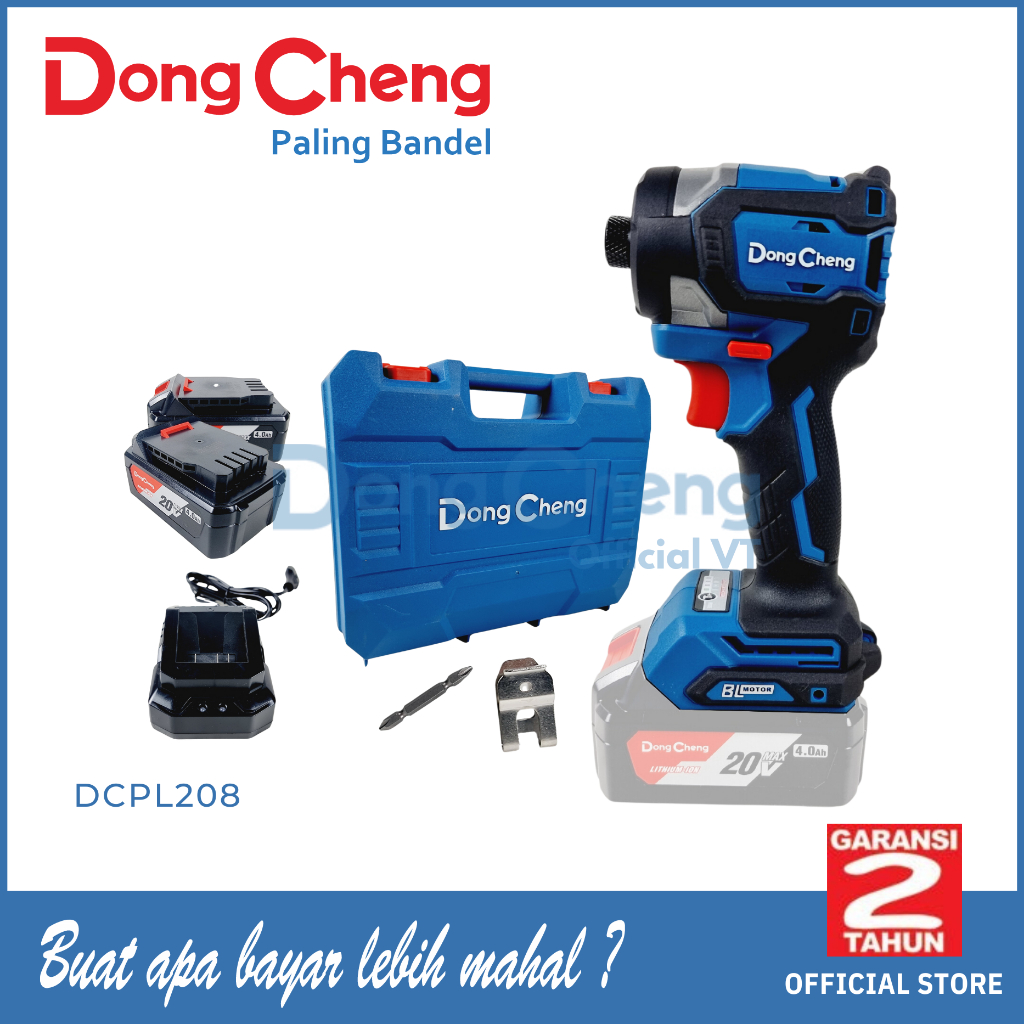 DongCheng Brushless Impact Driver 20V DCPL208 EM