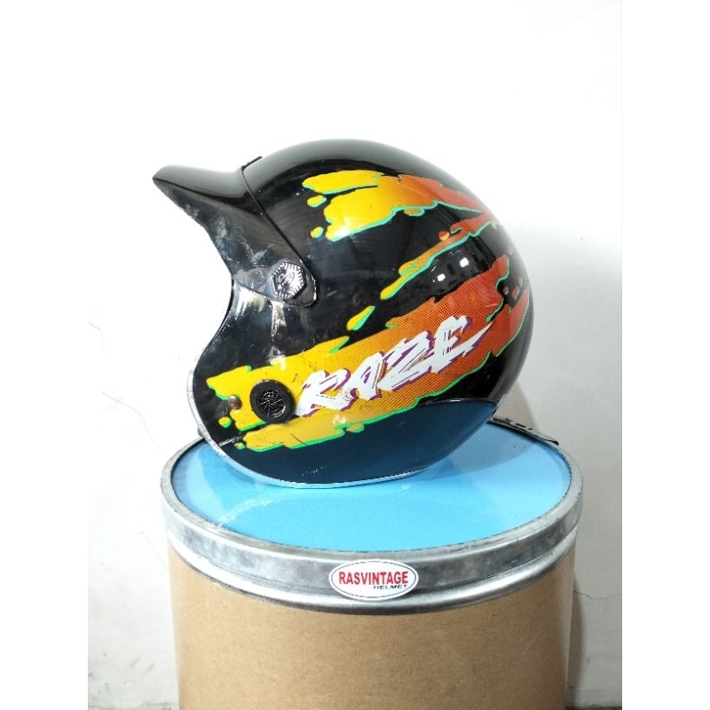 Helm kawasaki kaze jadul