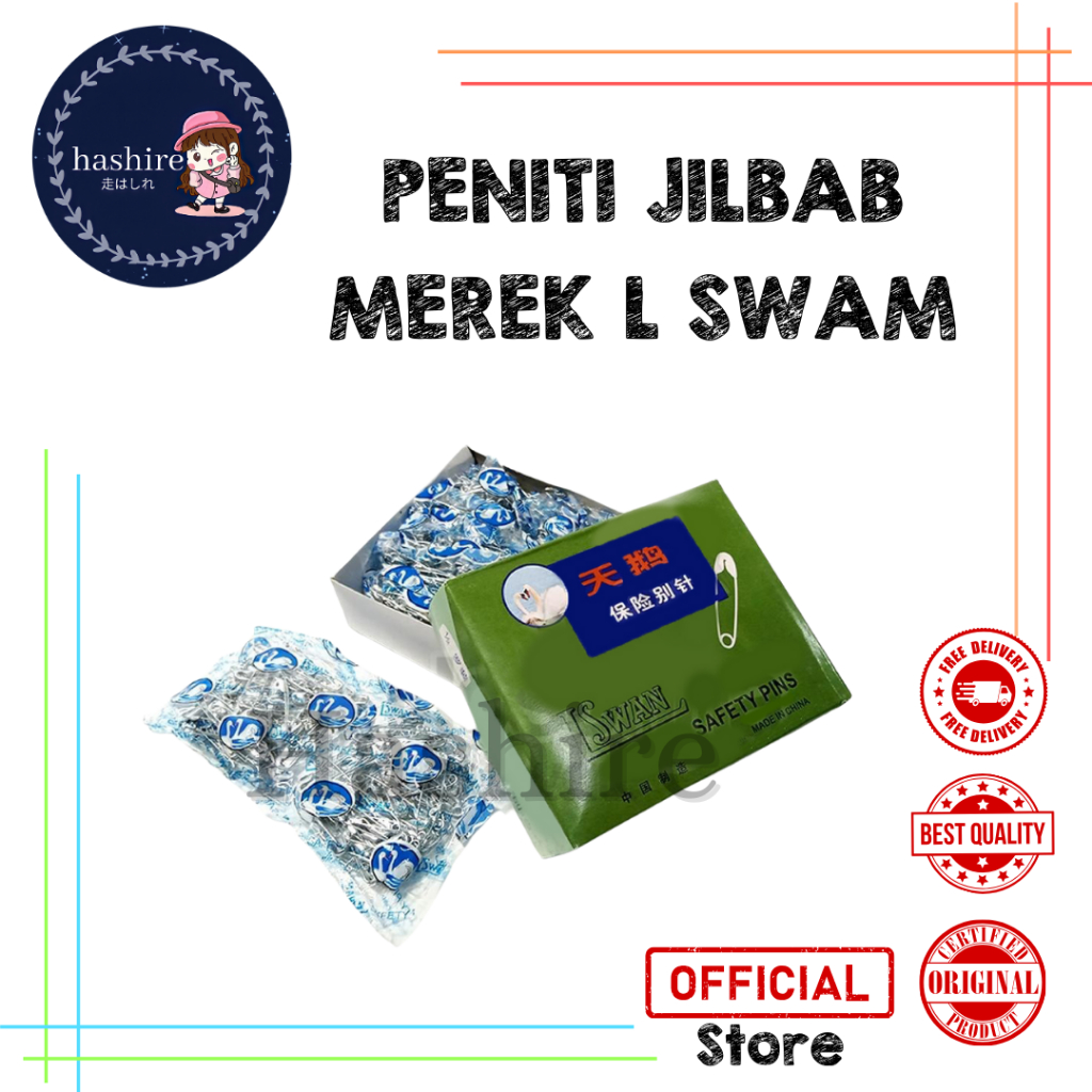 Peniti Swan L peniti baju cemiti satu pack LSWAN
