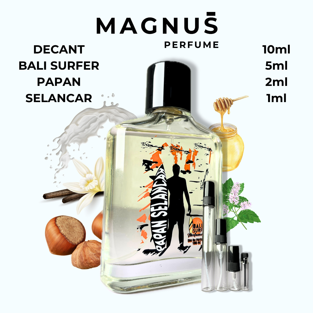 DECANT BALI SURFERS PERFUME - PAPAN SELANCAR BSP EDP PARFUM TRAVEL SIZE, SHARE IN BOTTLE