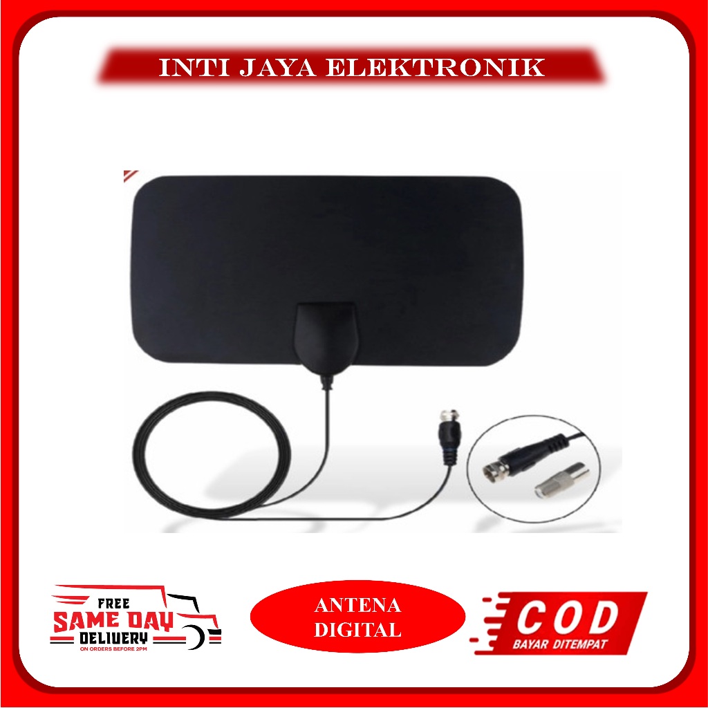 ANTENA TV DIGITAL INDOOR DBV-T2 HIGH GAIN 4K+ ORIGINAL ANTENA DALAM RUANGAN